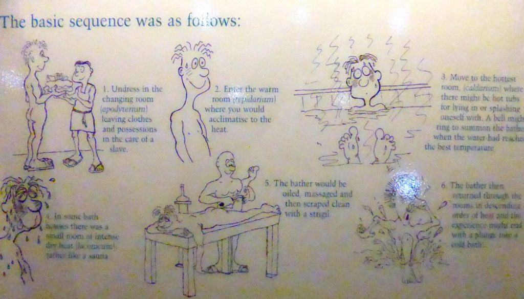 Roman bath instructions