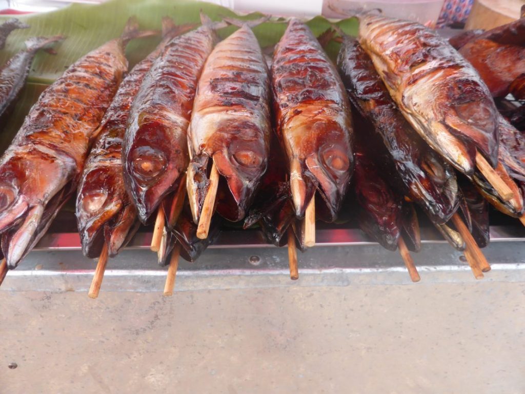 Fish on a stick