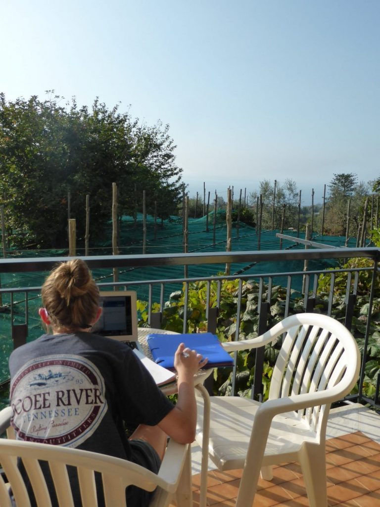 Homeschooling in Sorrento, Italy