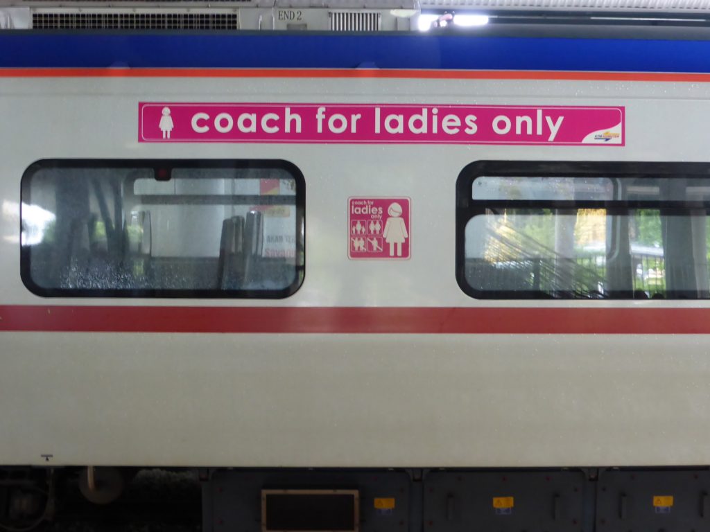 ladies only train car Malaysia