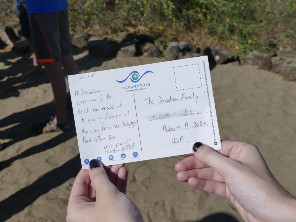 Visiting Post Office Bay in Floreana Galapagos