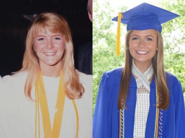 Gen X and Gen Z graduation picture