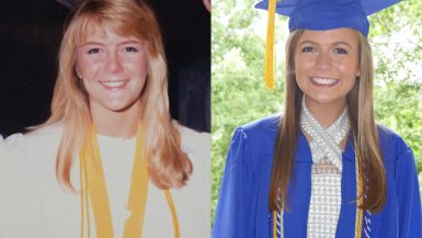 Gen X and Gen Z graduation picture
