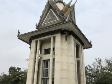 This memorial houses thousands of skulls of genocide victims.